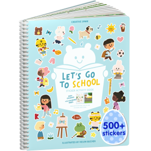 Let's Go To School Sticker Book - 50 Pack