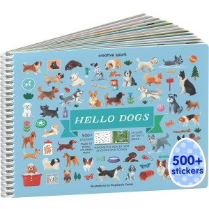 Hello Dogs Sticker Book - 25 Pack